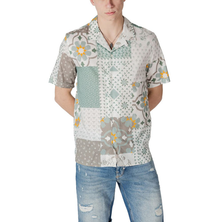 Antony Morato Green Viscose Shortsleeve