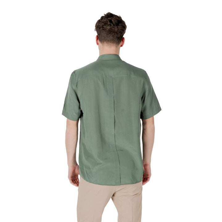 Antony Morato Green Lyocell Shortsleeve