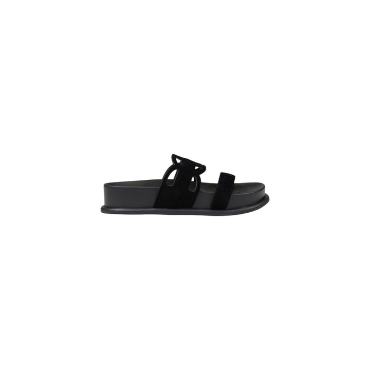Liu Jo Black Leather Sandal