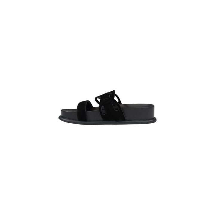 Liu Jo Black Leather Sandal