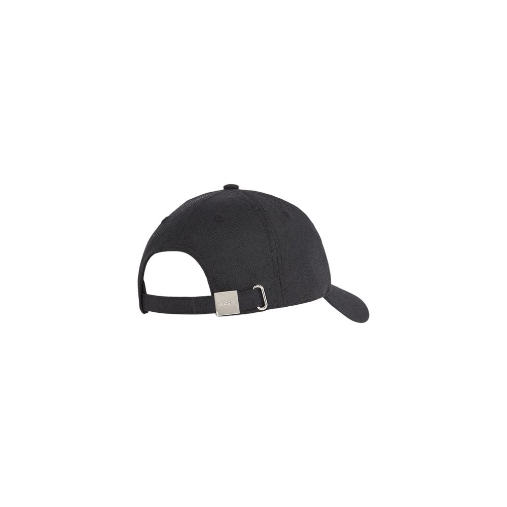 Calvin Klein Black Recycled Polyester Caps Baseball Hat