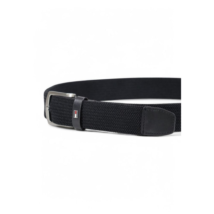 Tommy Hilfiger Black Recycled Polyester Belt