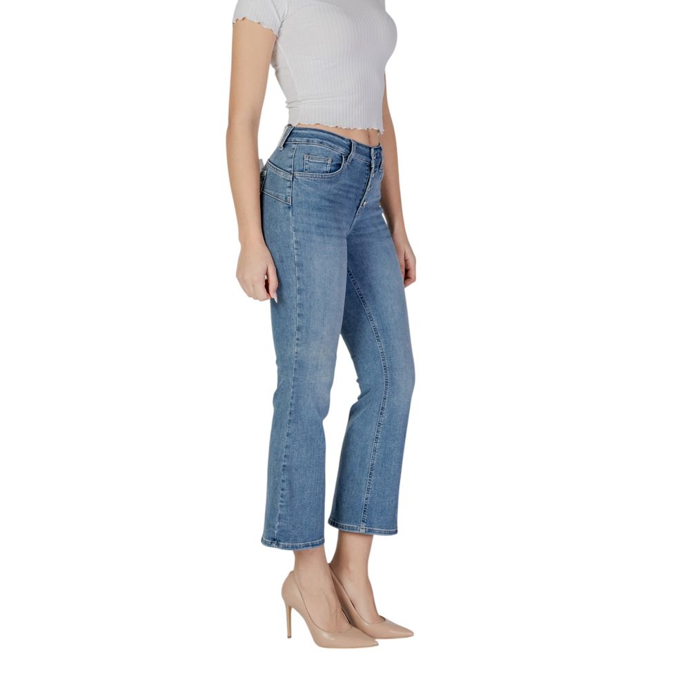 Liu Jo Blue Cotton Bootcut Jean