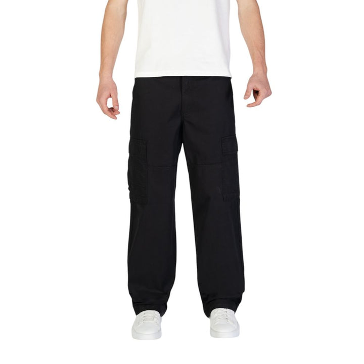 Jack Jones Black Cotton Pant