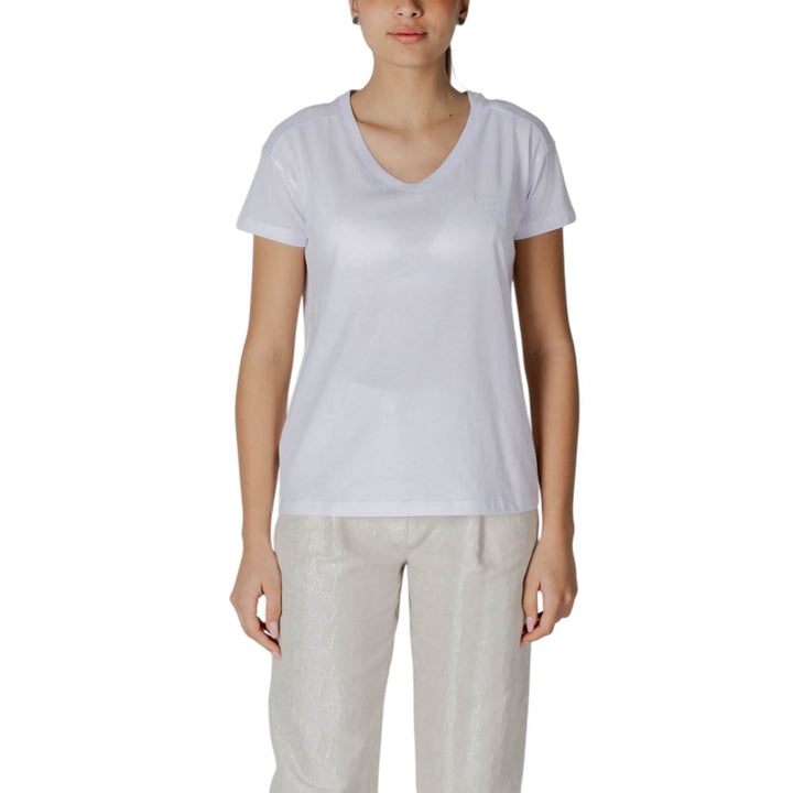 Armani Exchange White Cotton T-Shirt
