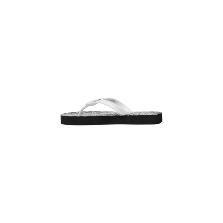 Armani Exchange Black And White Rubber Flip-Flop Sandal