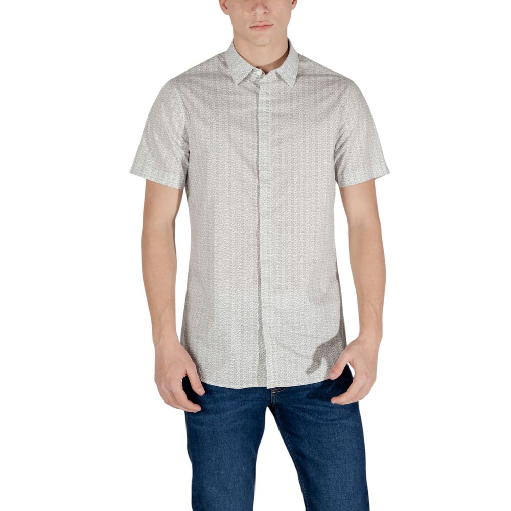 armani exchange short sleeve dress shirt Buy Armani Exchange Stretch Short Sleeve Shirt from Next USA