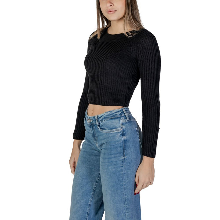 Jacqueline De Yong Black Marabou Sportswear