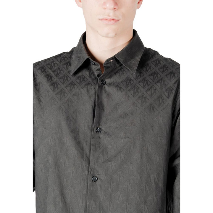 Armani Exchange Black Cotton Shirt