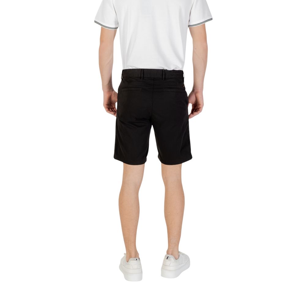 Hugo Boss Black Cotton Bermuda