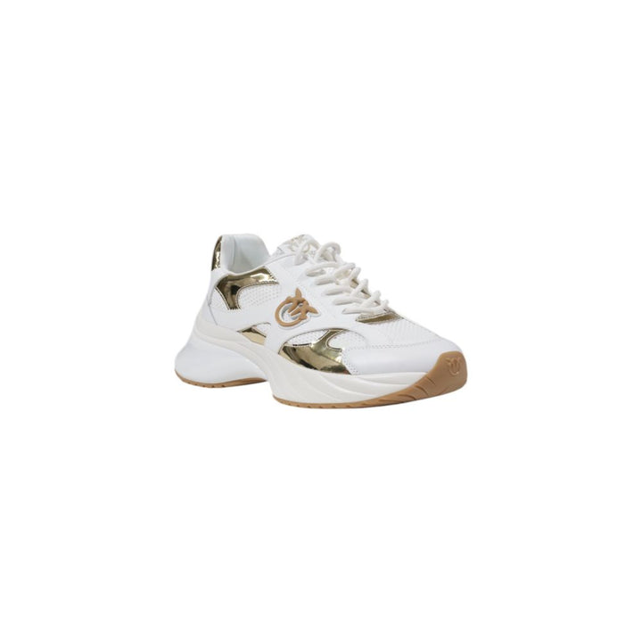 PINKO White Leather Sneaker