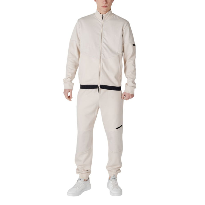 EA7 Emporio Armani Beige Cotton Sweatsuit