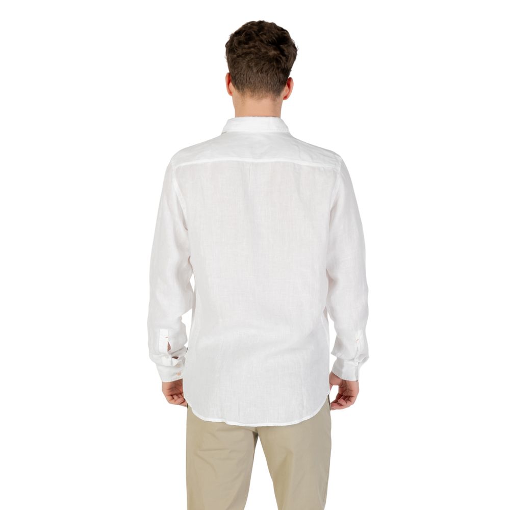 Hugo Boss White Linen Shirt