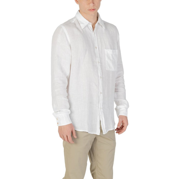 Hugo Boss White Linen Shirt
