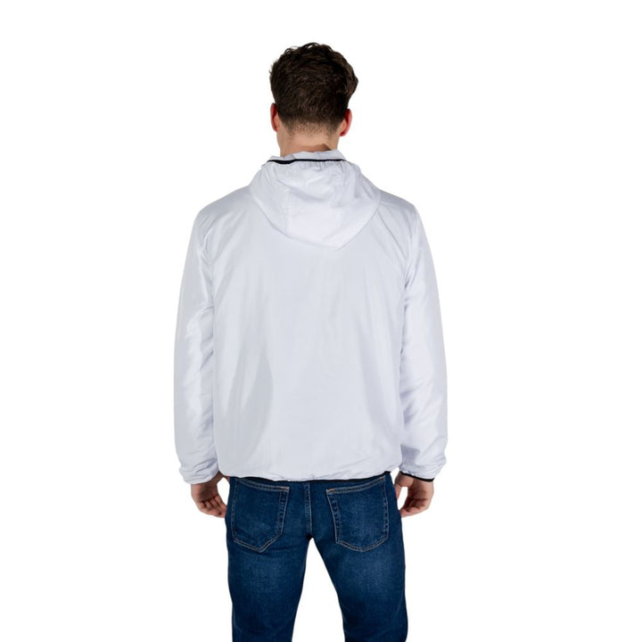 EA7 Emporio Armani White Polyester Jackets & Coat