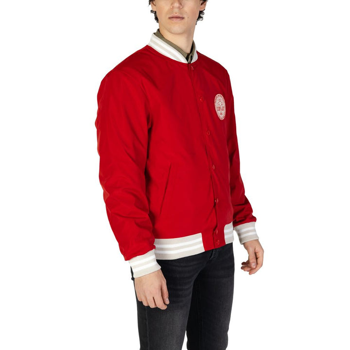 Replay Red Cotton Jackets & Coat