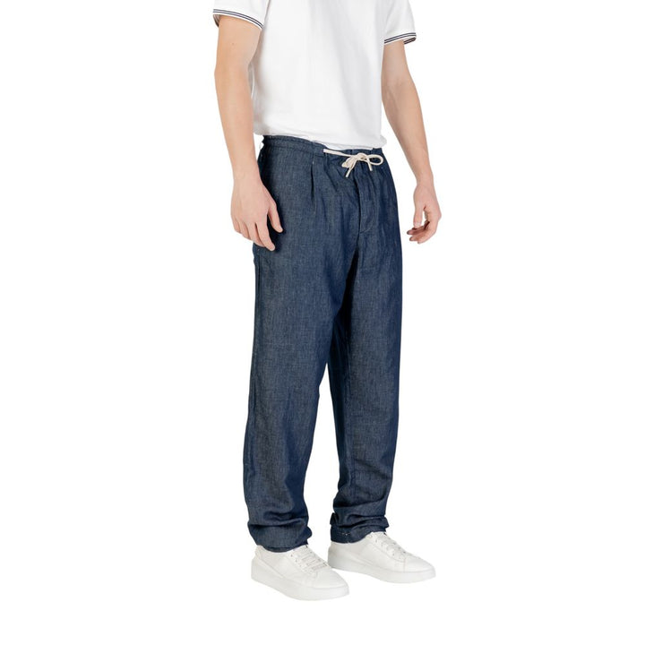 Replay Blue Cotton Pant