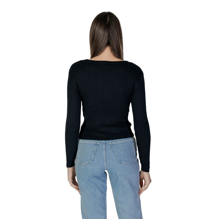 Vila Clothes Black Recycled Polyester Sportswear