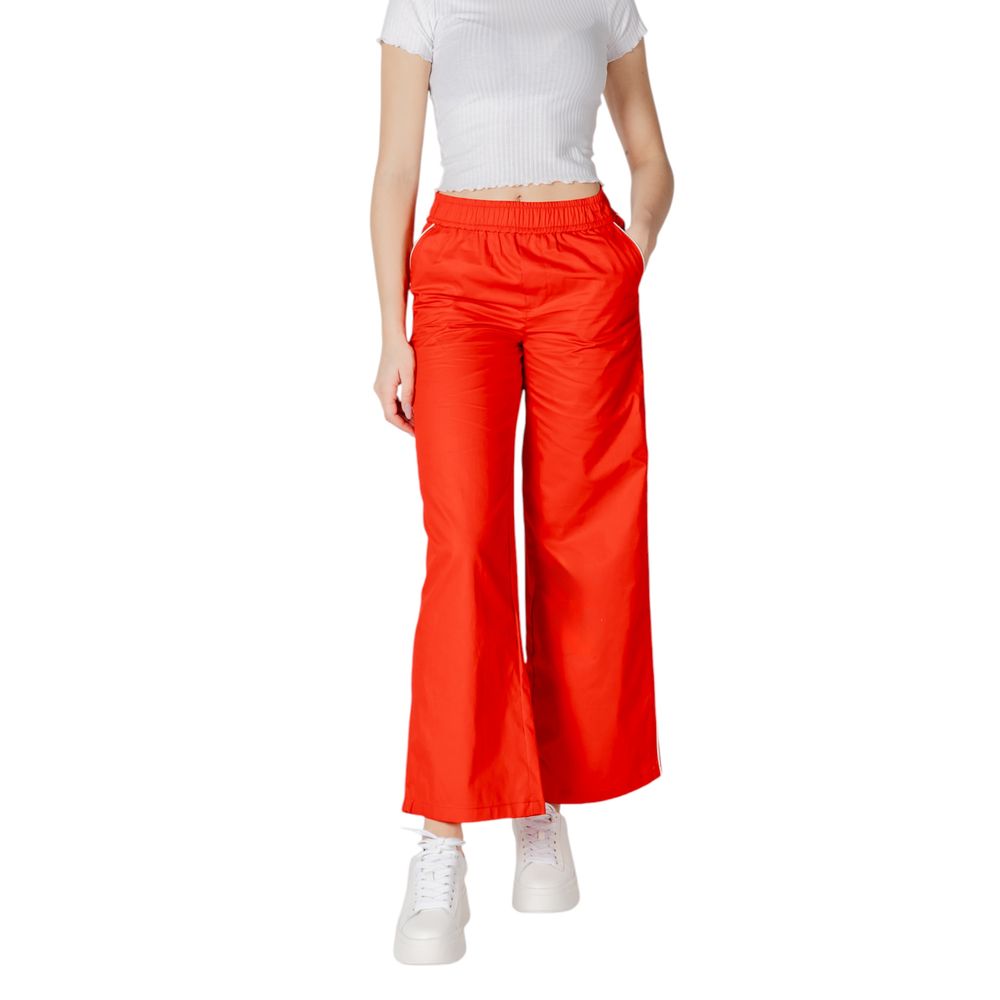Only Red Cotton Pant