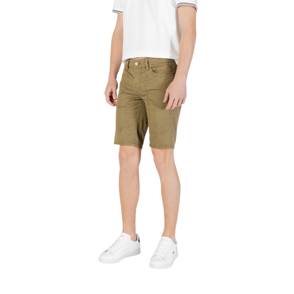 Jeckerson Green Cotton Bermuda