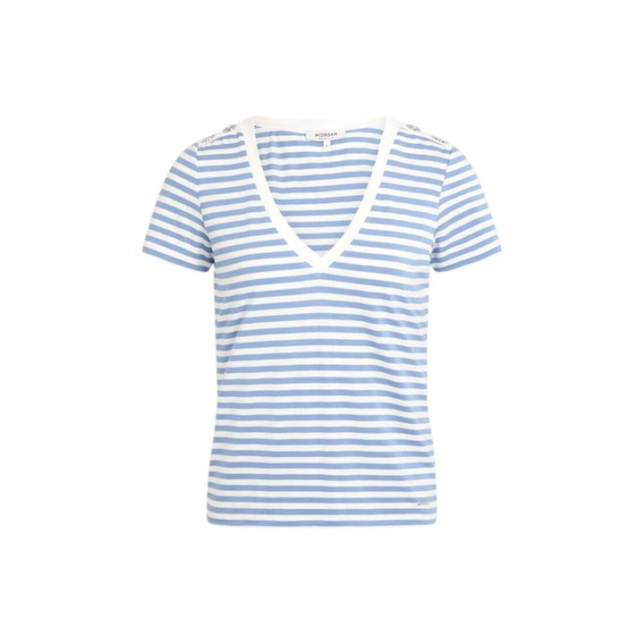 Morgan De Toi White Viscose T-Shirt