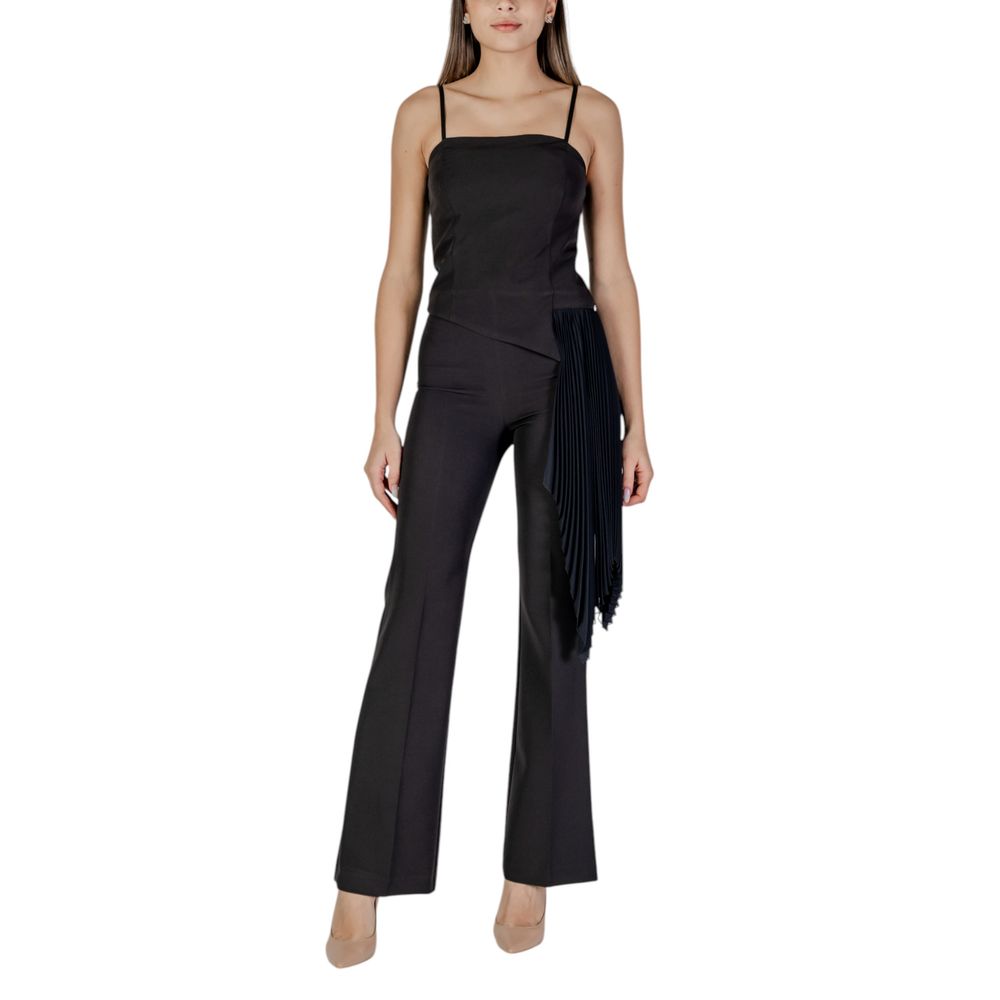 Rinascimento Black Polyester Jumpsuit