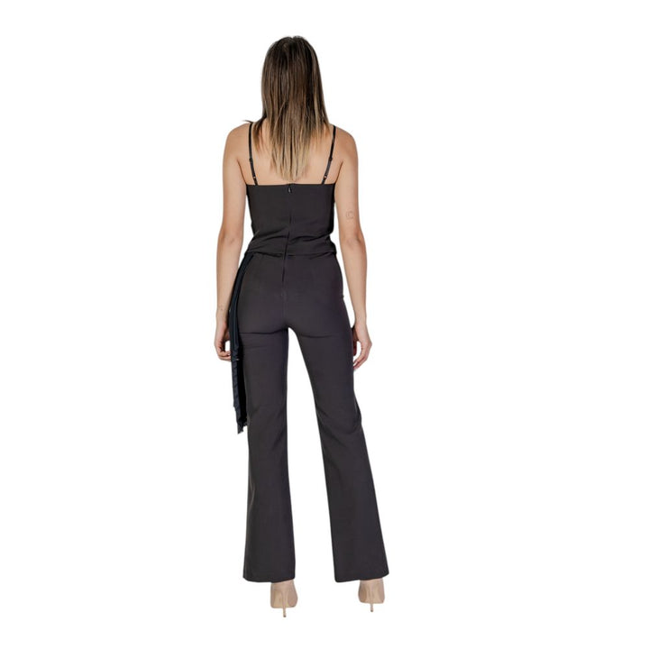 Rinascimento Black Polyester Jumpsuit