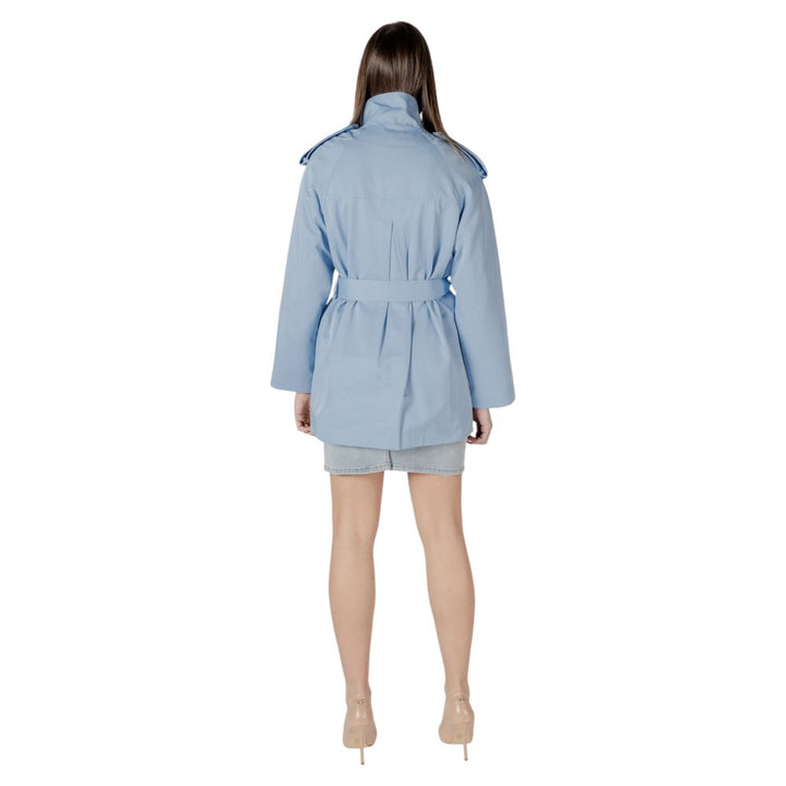 Morgan De Toi Blue Cotton Parka