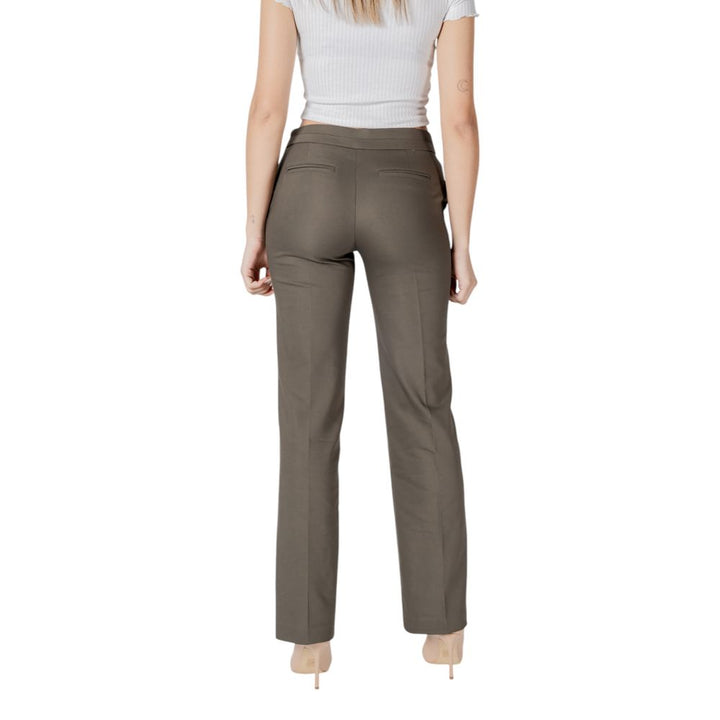 Morgan De Toi Green Cotton Pant