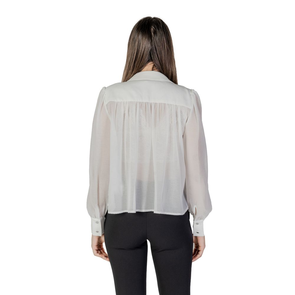 Morgan De Toi White Polyester Shirt