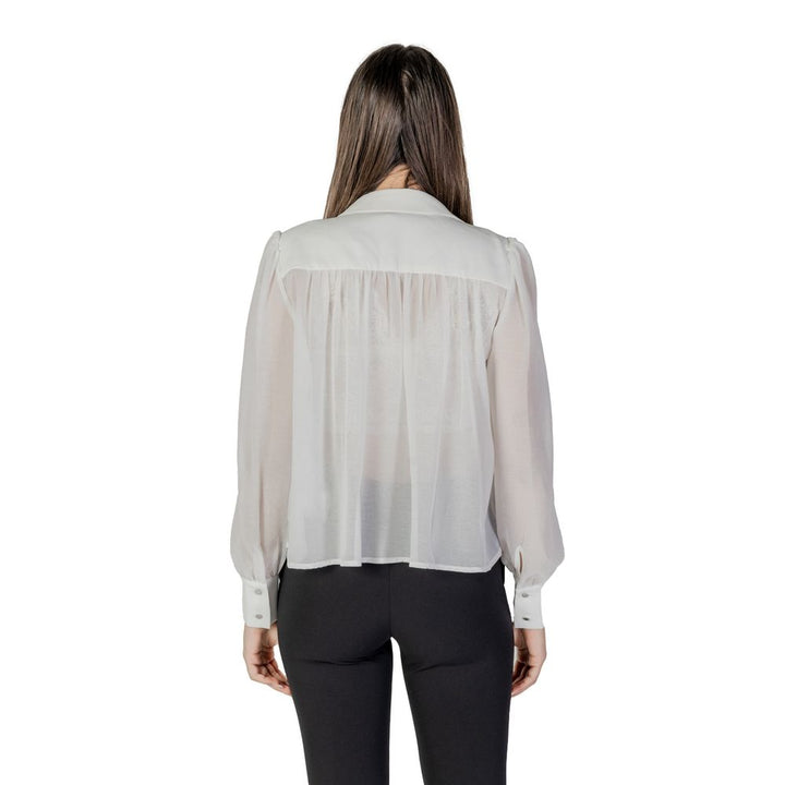 Morgan De Toi White Polyester Shirt