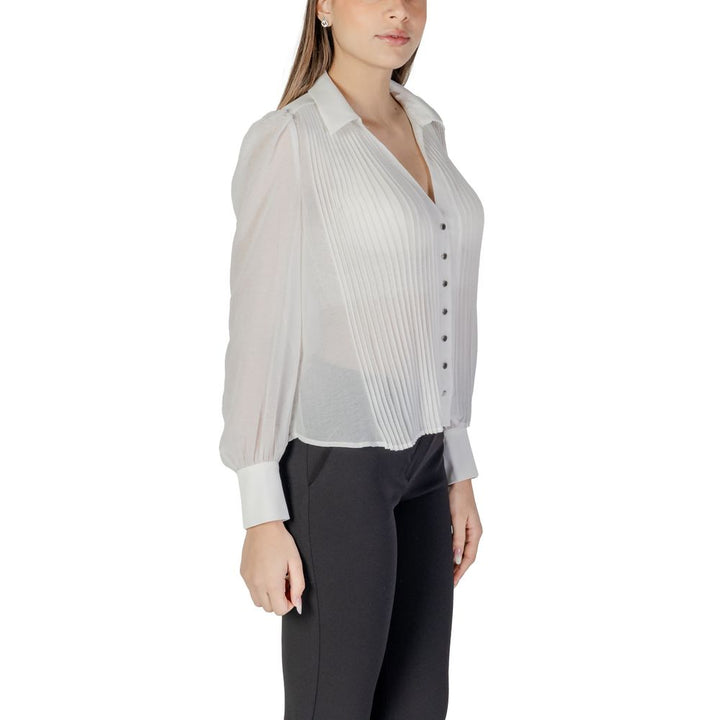 Morgan De Toi White Polyester Shirt