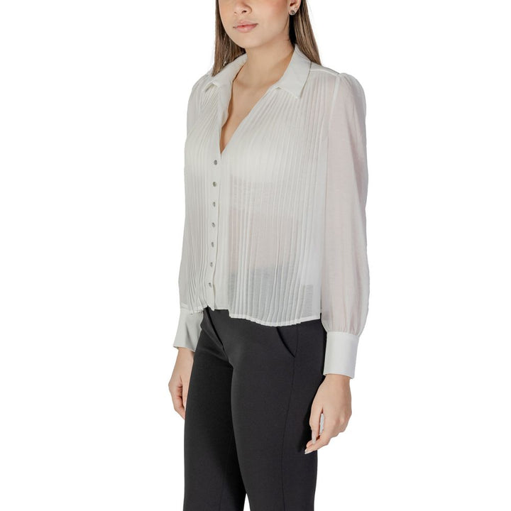 Morgan De Toi White Polyester Shirt