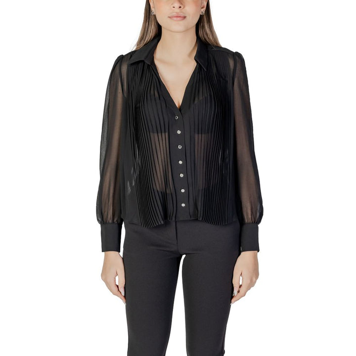 Morgan De Toi Black Polyester Shirt