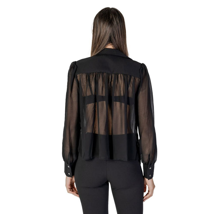 Morgan De Toi Black Polyester Shirt