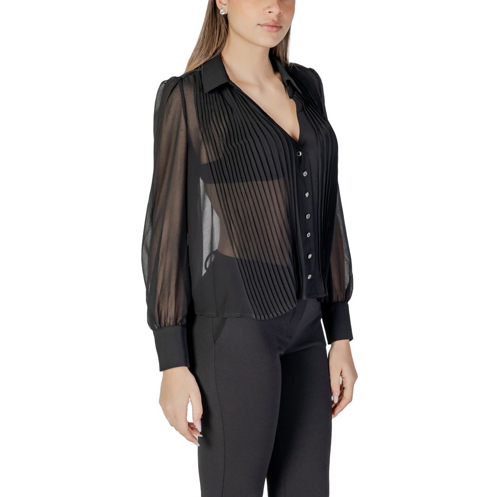 Morgan De Toi Black Polyester Shirt
