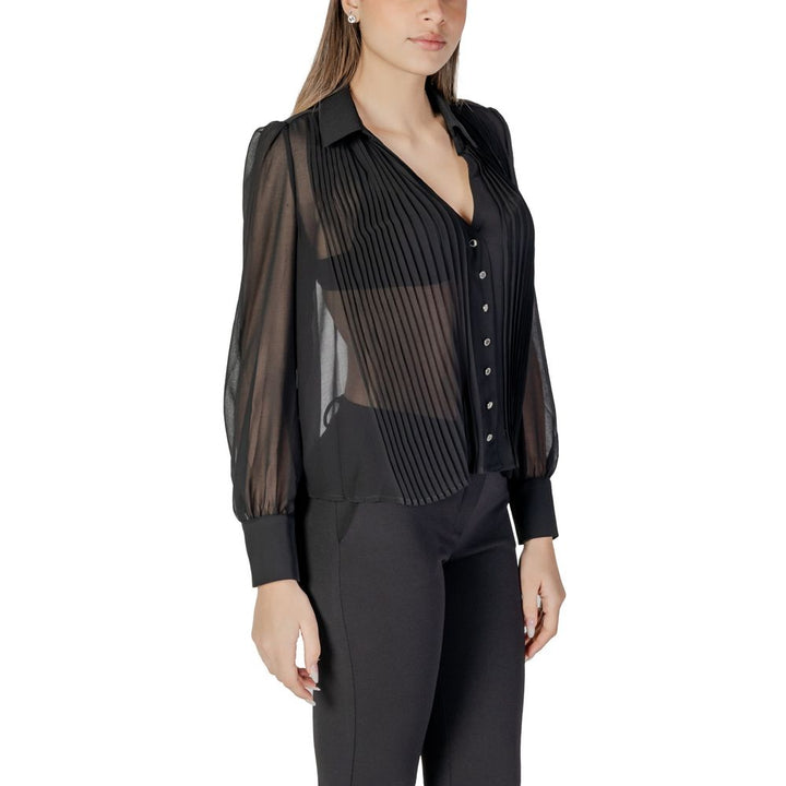 Morgan De Toi Black Polyester Shirt