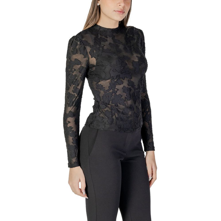 Morgan De Toi Black Polyester Long Sleeve