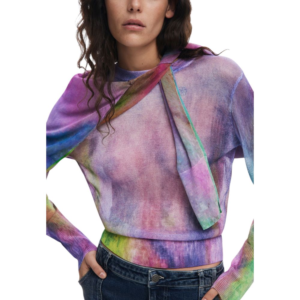 Desigual Purple Viscose Sportswear