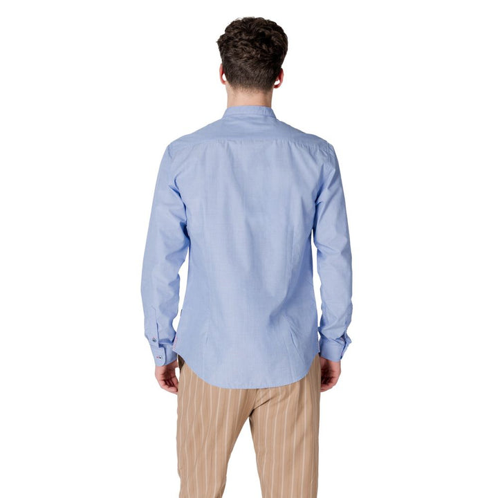 Gianni Lupo Light Blue Cotton Shirt