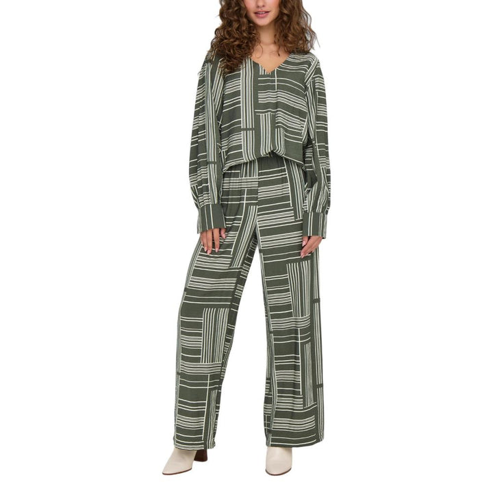 Jacqueline De Yong Green Viscose Shirt