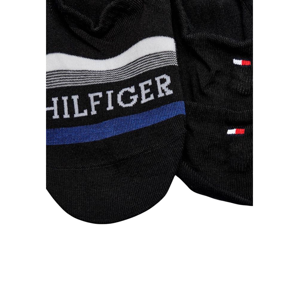 Tommy Hilfiger Black Cotton Sock