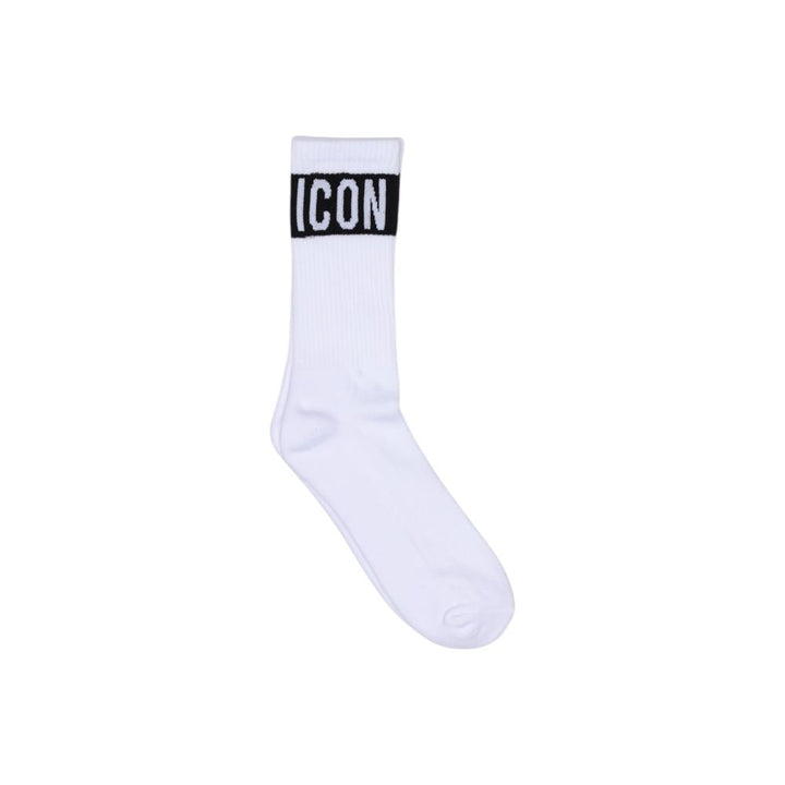 Icon White Cotton Sock