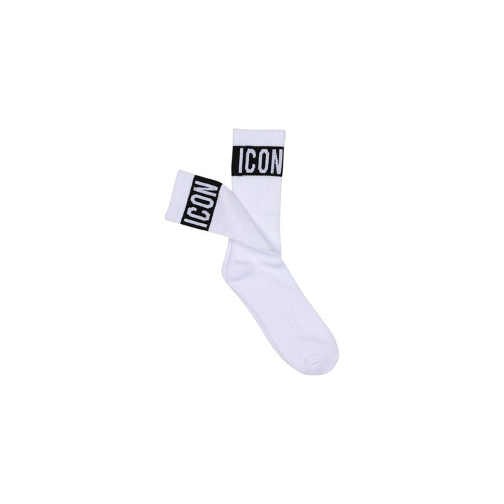 Icon White Cotton Sock