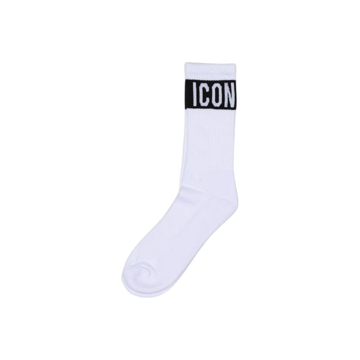 Icon White Cotton Sock