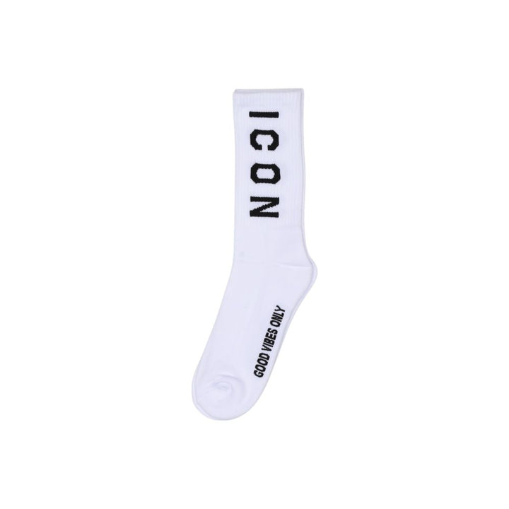 Icon White Cotton Sock