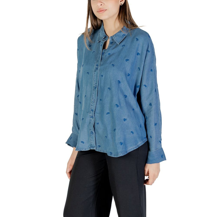 Only Blue Tencel Shirt