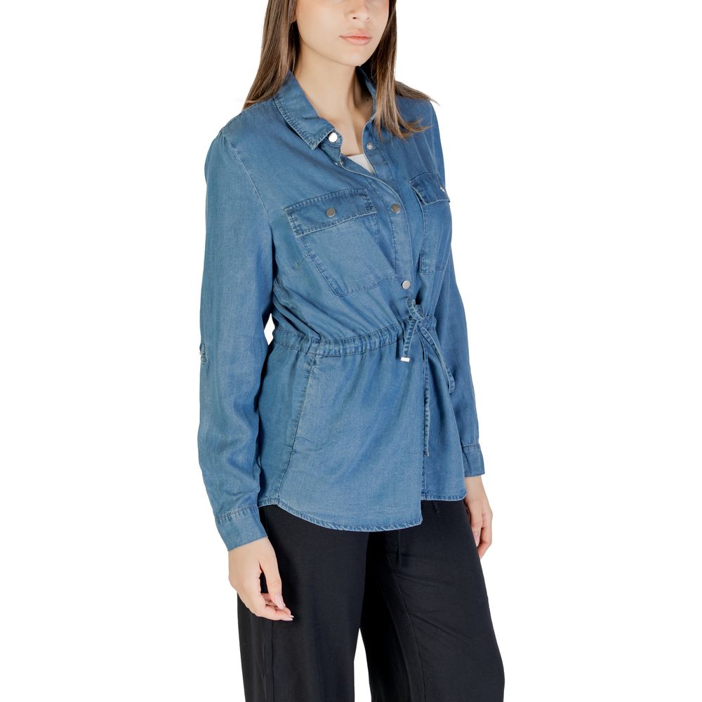 Only Blue Tencel Shirt