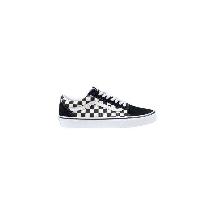 Vans Black And White Fabric Sneaker