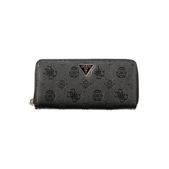 Guess Jeans Black Polyethylene Women Wallet